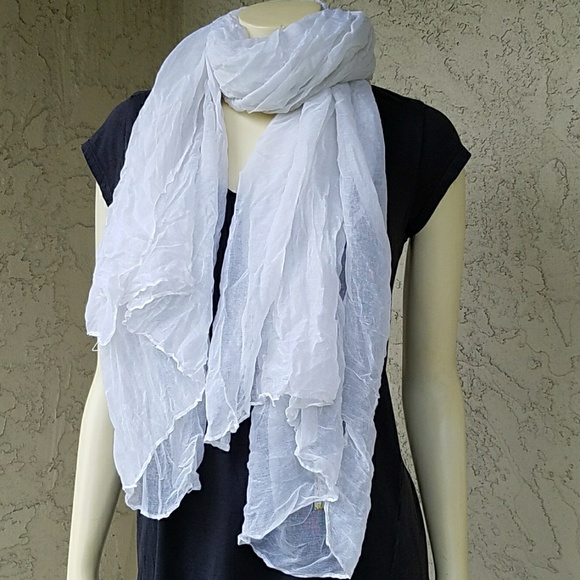 Rikka Accessories - Rikka Sheer Polyester Shawl Scarf NWT